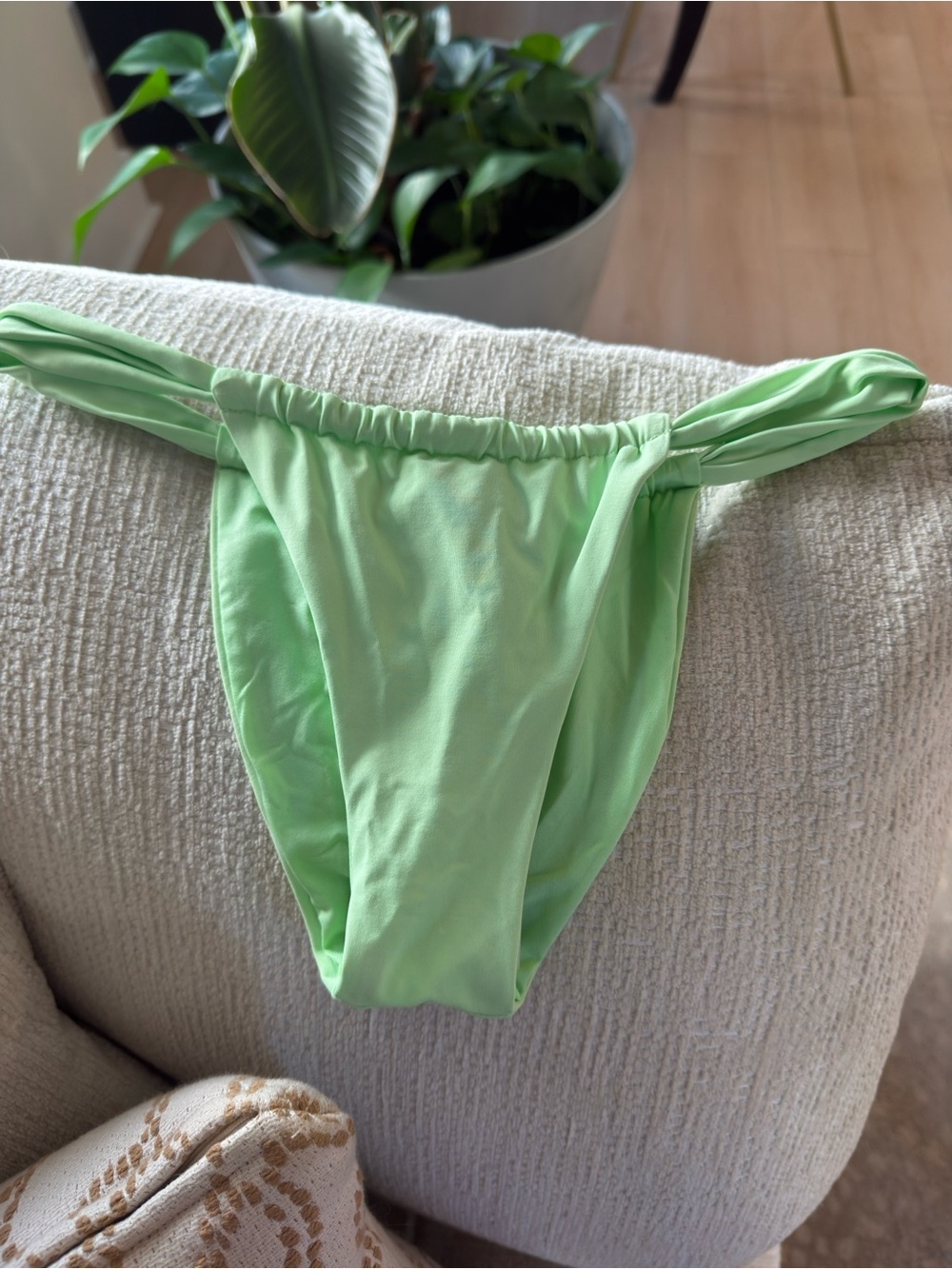 Zara Neon Mint Bikini Bottoms